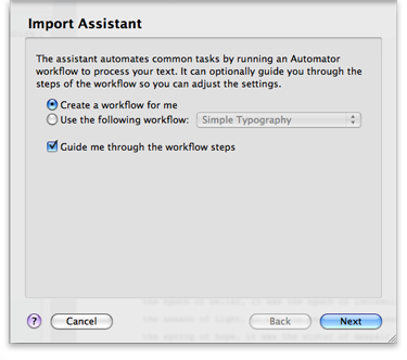 Import Export Screenshot