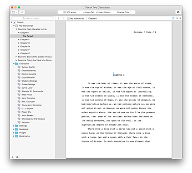 Manuscript Formatting Screenshot