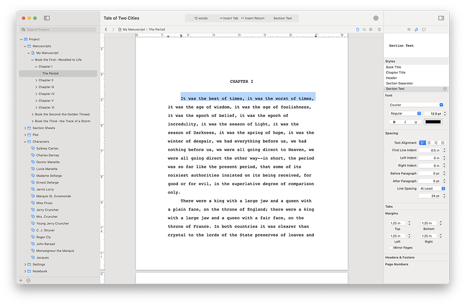 Word processor for apple mac